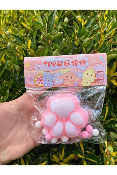 Innovate Store Taba Squishy Sevimli Yumuşak Kedi Patisi Sukuşi Oyuncak