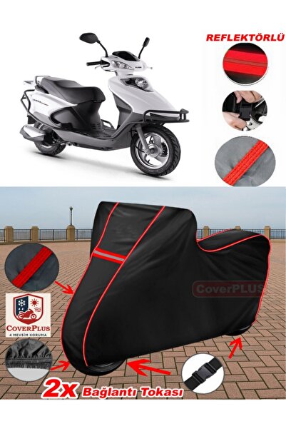CoverPlus Rks Rocca 100 Max Tarpaulin Black Motorcycle Tarpaulin Engine Cover...