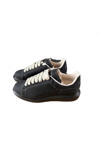ALEXANDER MCQUEEN Black Suede Men's Sneakers