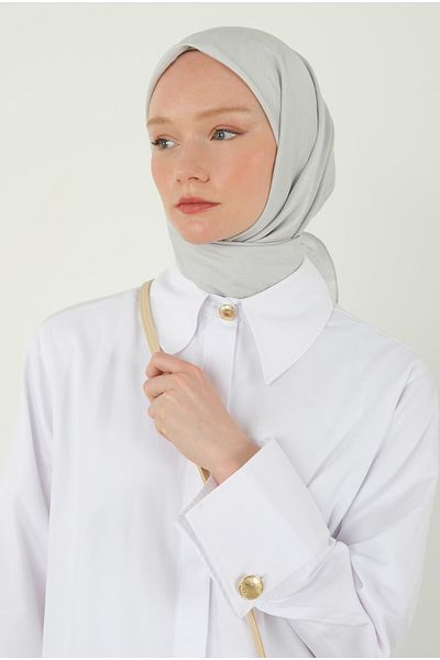 HEQA Soft Kraş Scarf Steam Gray