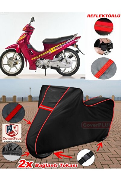 CoverPlus Kanuni Elite 100 قماش القنب الأسود للدراجات النارية قماش القنب غطاء...