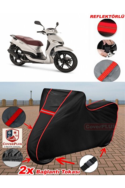 CoverPlus Peugeot Tweet 151 Tarpaulin Black Motorcycle Tarpaulin Engine Cover...