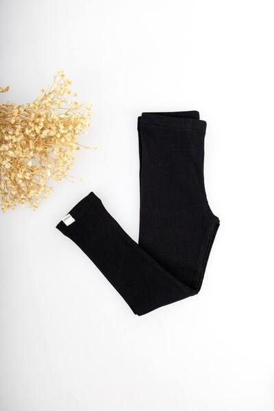 BEBİPA Fitilli Bebek Tayt 0-2 Yaş Siyah