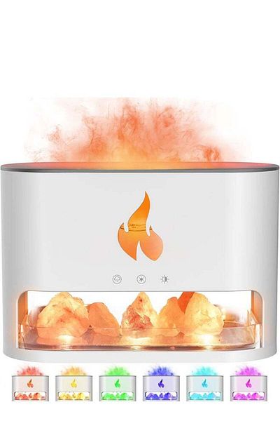Denx موزع ومرطب مع إضاءة LED تحاكي ضوء الشموع