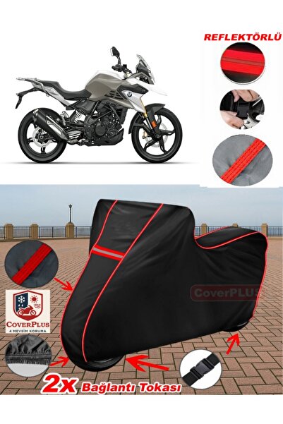 CoverPlus Bmw g 310 Gs Tarpaulin Black Motorcycle Tarpaulin Engine Cover Tent...