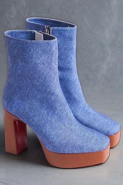 PayBuy Women's Elegant Shoes Platform Heeled Boots Special Design Evening Dress Shoes