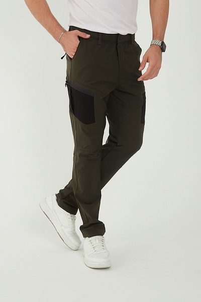 Camp Scoutland Camp530 Outdoor Tactical Water Repellent Lycra Summer Ανδρικό Χακί-μαύρο τακτικό παντελόνι