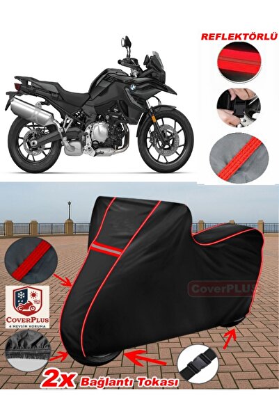 CoverPlus Bmw F 800 GS قماش القنب الأسود للدراجات النارية قماش القنب غطاء الم...