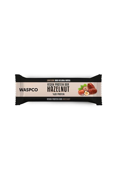 Waspco Vegan Protein Bar with Hazelnut and Date 40g X 1 Piece