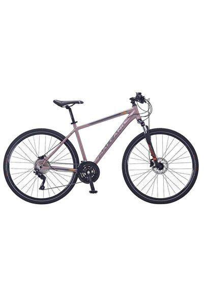 Salcano City Sport 27 Vites 28 Jant Hd 21 Kadro Şehir Tur Bisikleti Mat Gri Turuncu Trekking Bisikle