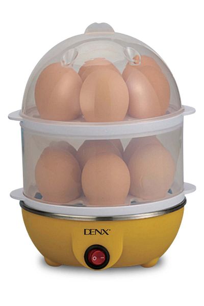 Denx غلاية بيض بالبخار، 350 واط، سعة 14 بيضة/DX1760