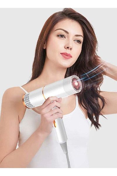 Denx مجفف شعر، قوي وخفيف الوزن وقابل للحمل، مناسب للاستخدام المنزلي وأثناء السفر