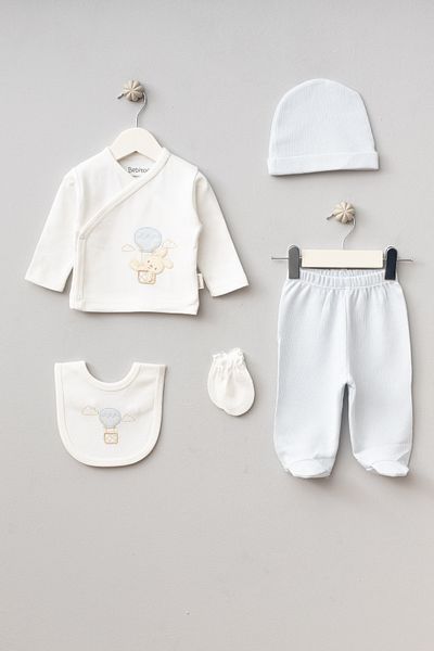 Bebitof 5 Pieces Hospital Release Cotton