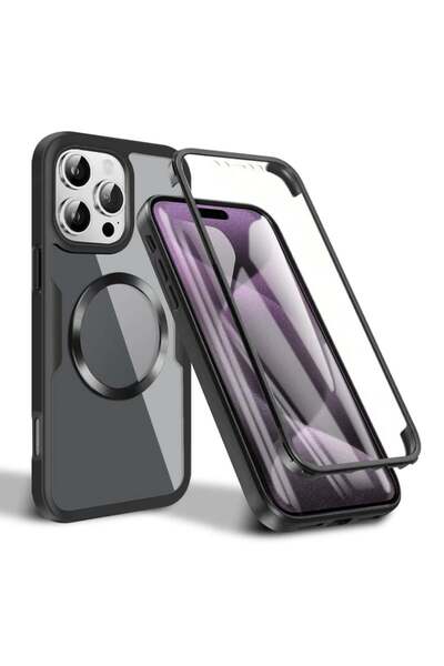 SKYDDAR INNOVATION Carcasă + folie de protecție pentru iPhone 16 Pro Max, Col...