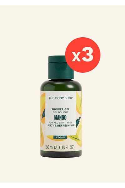 THE BODY SHOP Gel dus Mango 60 ml X 3 bucati