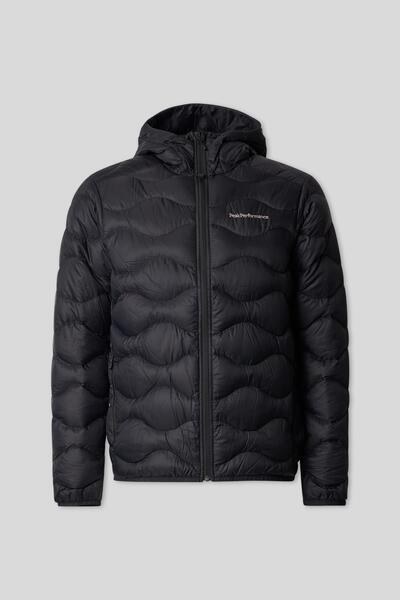 Peak Performance M Helium down Jacket-Black Zipper Collar Regular Fit Men's Jacket