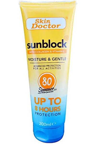 Skin Doctor واقي شمس بعامل حماية 60، مرطب ولطيف يدوم 8 ساعات، 200 مل
