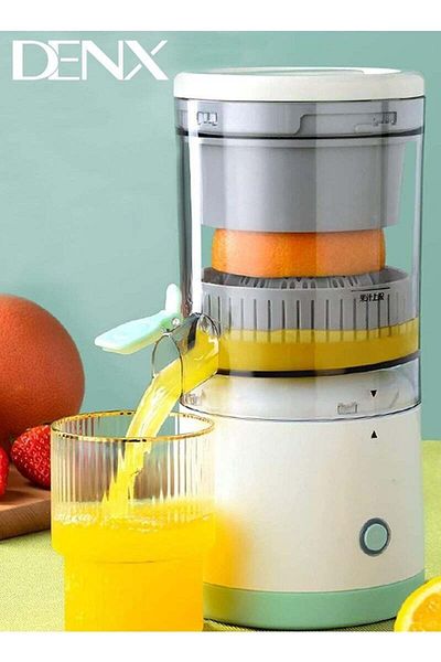 Denx Electric Citrus Juicer, Portable Hands-Free USB Charging Powerful Electric Juicer Cordless Fruit