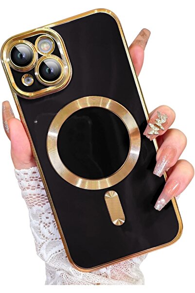 PSGT Apple ( Iphone 13 ) Uyumlu Kılıf Magsafe Magnetic Lazer Kesim Kılıf