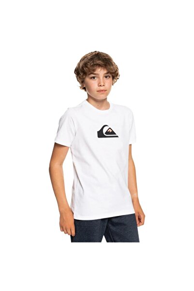 Quiksilver تي شيرت Eqbzt04369 Comp Logo Ss Yth للأولاد