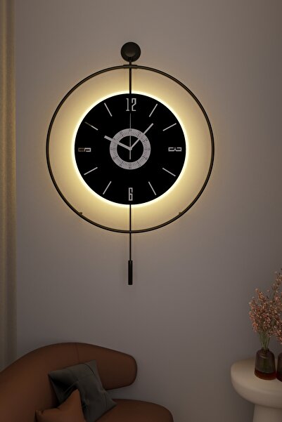 MetaQuartz Aksesuar Siyah Metal - Siyah Göbek - Xxl-(60X80CM) , Modern Dekora...