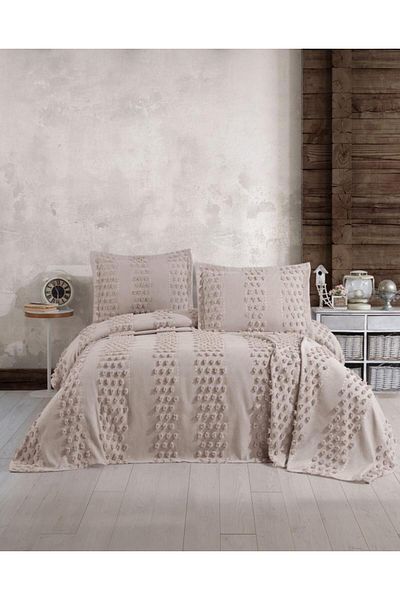Stylish Home BED BLANKET 240 x 260 WITH 2 PILLOWCASE 50 x 70 DIDAR