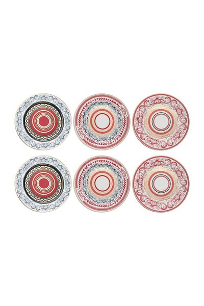 Lucky Art Lancelot Bone 20cm Set of 6 Plates