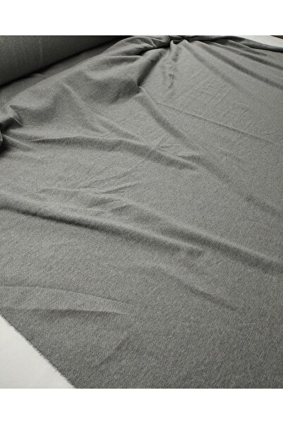 Kumaş Parça 150 cm Gri ​​Tricotat Interlock Culoare