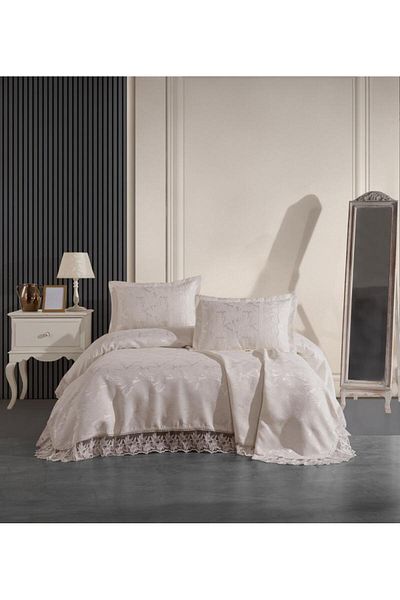 Stylish Home BED BLANKET 240 x 260 WITH 2 PILLOWCASE 50 x 70 AKAY