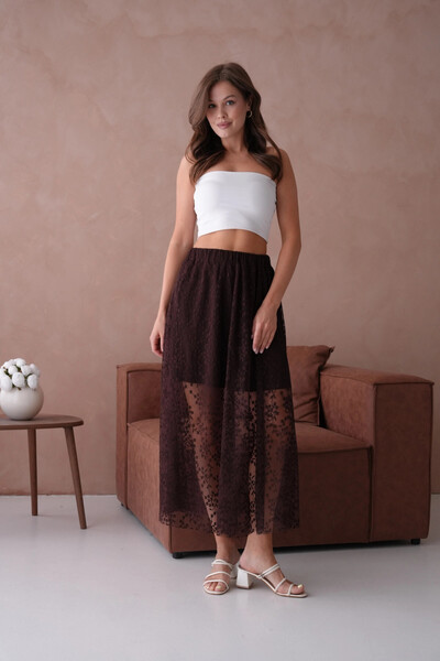 Park Karon Пола от тюл с еластична талия