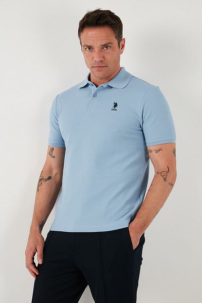 U.S. Polo Assn. U.S. Polo Logo Cotton Regular Fit Button Polo Collar t Shirt Men t Shirt G081Gl0112106339