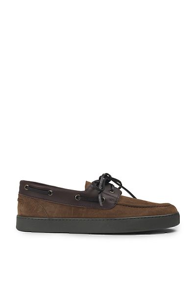 Deery Γνήσια Suede Tan Color Marine Casual Ανδρικά Παπούτσια