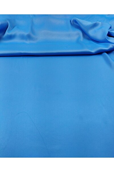 Kumaş Parça Blue Thin Satin - Latime 130cm x Lungime 210cm