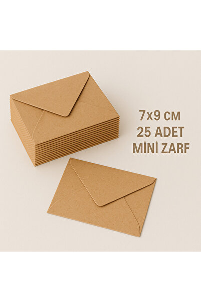 serap çiçekçilik ظرف صغير، ظرف ملون كرافت مقاس 7x9 سم 25 ظرف صغير