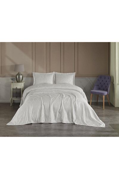 Stylish Home BED BLANKET 240 x 260 WITH 2 PILLOWCASE 50 x 70 SERENA