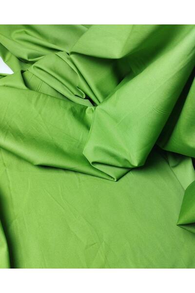 Kumaş Parça جبردين أخضر رقيق حلو العرض: 150 سم