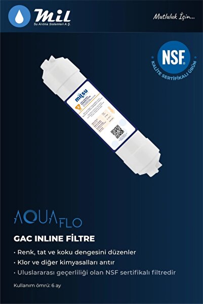 Mil Kapalı Kasa Su Arıtma Cihazı 13lü Filtresi Aquaflo Membran Set