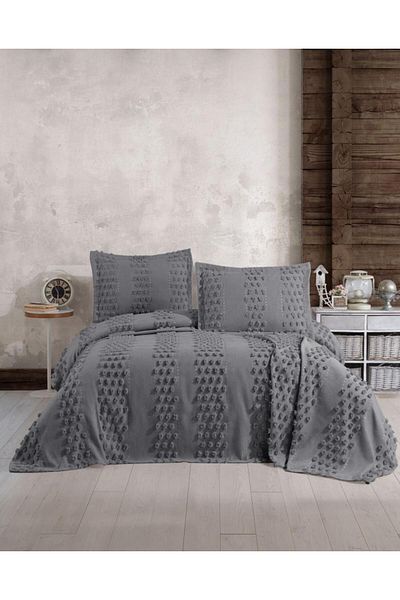 Stylish Home BED BLANKET 240 x 260 WITH 2 PILLOWCASE 50 x 70 DIDAR