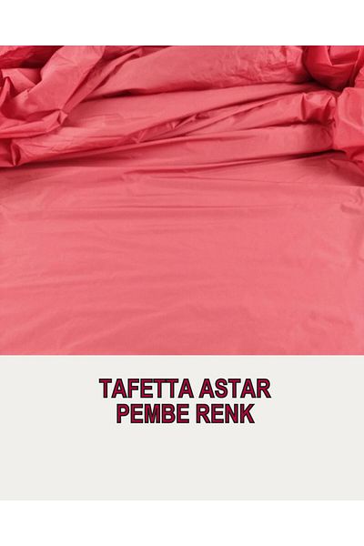 Kumaş Parça Ροζ Επένδυση Tafetta - 145 cm x 200 cm Πλάτος και Μήκος
