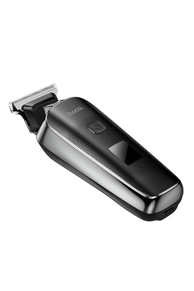 REDz Accessories Professional Hair Clipper, Hoco HP21, Digital Display, Stainless Steel and Ceramic, Black