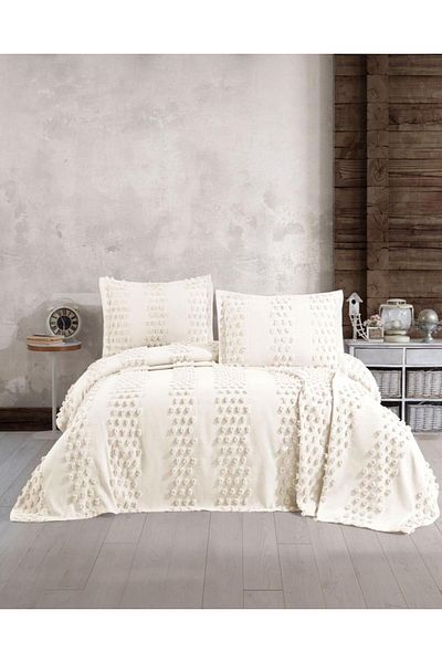 Stylish Home BED BLANKET 240 x 260 WITH 2 PILLOWCASE 50 x 70 DIDAR