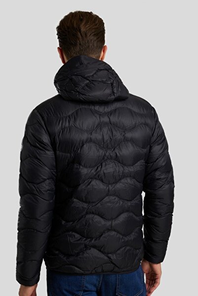 Peak Performance M Helium down Jacket-Black Zipper Collar Regular Fit Men's Jacket