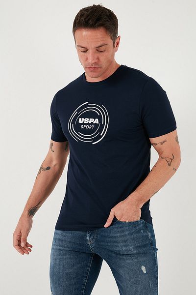 U.S. Polo Assn. U.S. Polo 100% Cotton Regular Fit Crew Neck Logo t Shirt Men t Shirt G081Sz0112106952