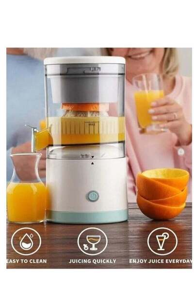 Denx Electric Citrus Juicer, Portable Hands-Free USB Charging Powerful Electric Juicer Cordless Fruit
