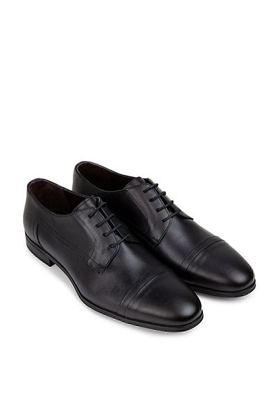Deery Ανδρικά παπούτσια από γνήσιο δέρμα Navy Blue Classic