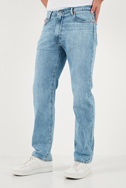 Levi's 555 Pantaloni de blugi pentru bărbați, din bumbac, cu croială dreaptă, cu talie mijlocie, cu picior drept, 003VA