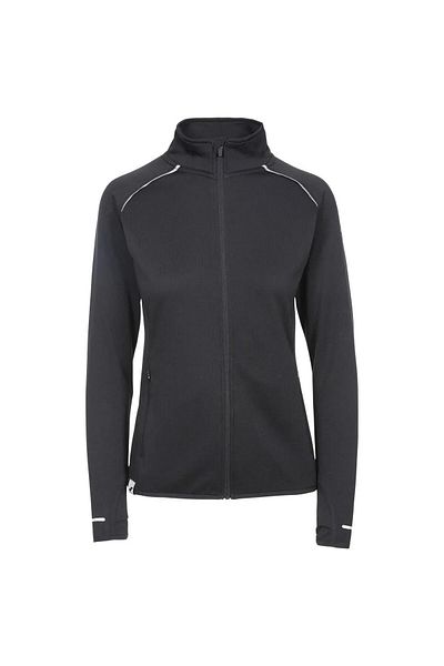 Trespass Fatolstr0011-Blk Evie - Female Active Full Zip Top Tp75 Women's Softshell Jacket