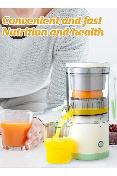 Denx Electric Citrus Juicer, Hands-Free Portable USB Charging Powerful Electric Juicer Cordless Fruit