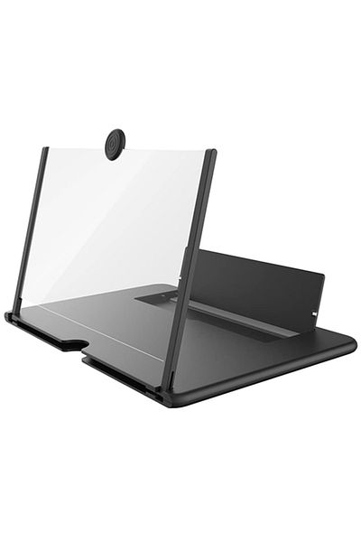 REDz Accessories Projector Screen with Magnifier, Model G-M04, 10 inch Image Amplifier Support, 3D, Black