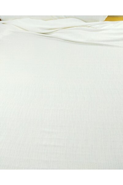 Kumaş Parça Білий шовк, як шовк - 125 см ширина